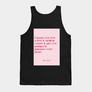 Love Quotes - Antoine Hamilton Tank Top